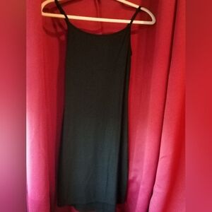 SKIMS Black Sleeveless Camisole Mini Dress